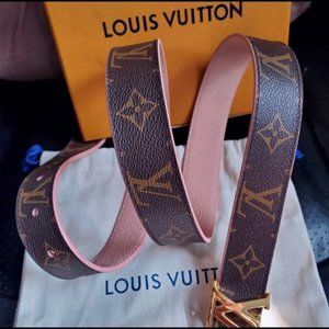 Authentic Louis Vuitton Reversible Belt 90cm